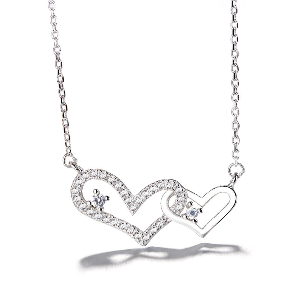 Double Heart Necklace