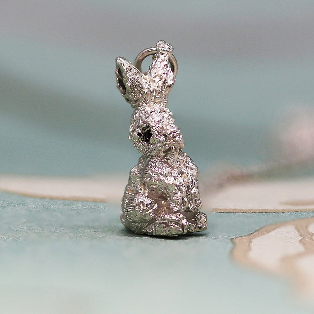 Baby Bunny Sterling Silver Necklace