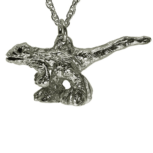 T  Rex Dinasour necklace sterling silver