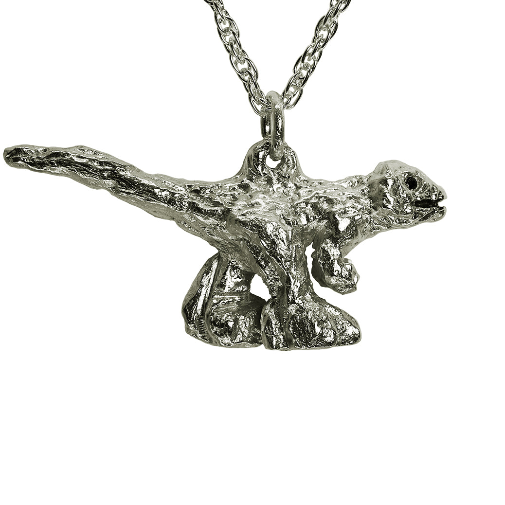 T  Rex Dinasour necklace sterling silver