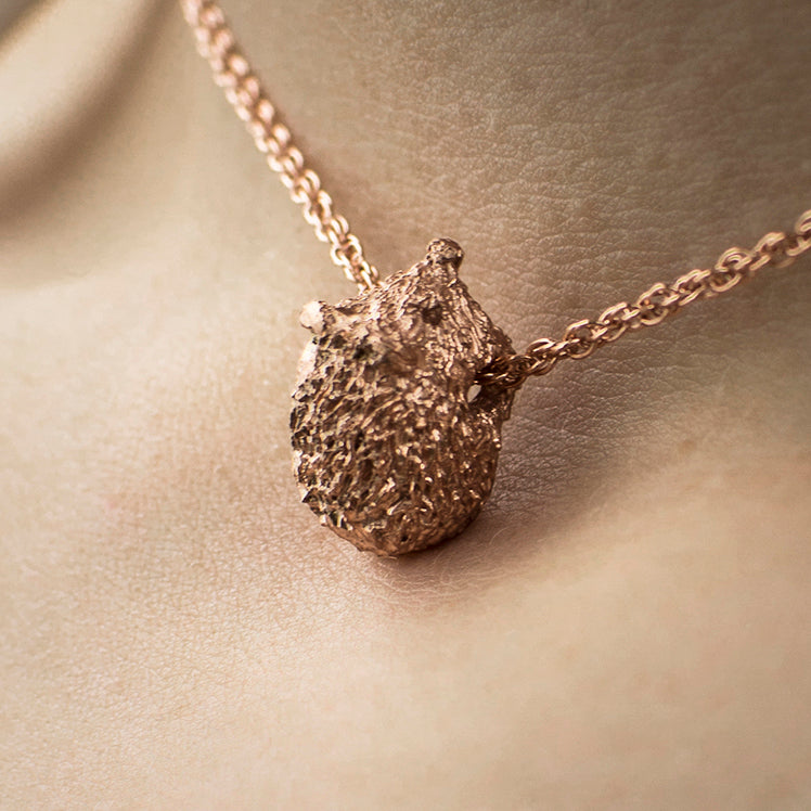 Hedgehog choker and necklace