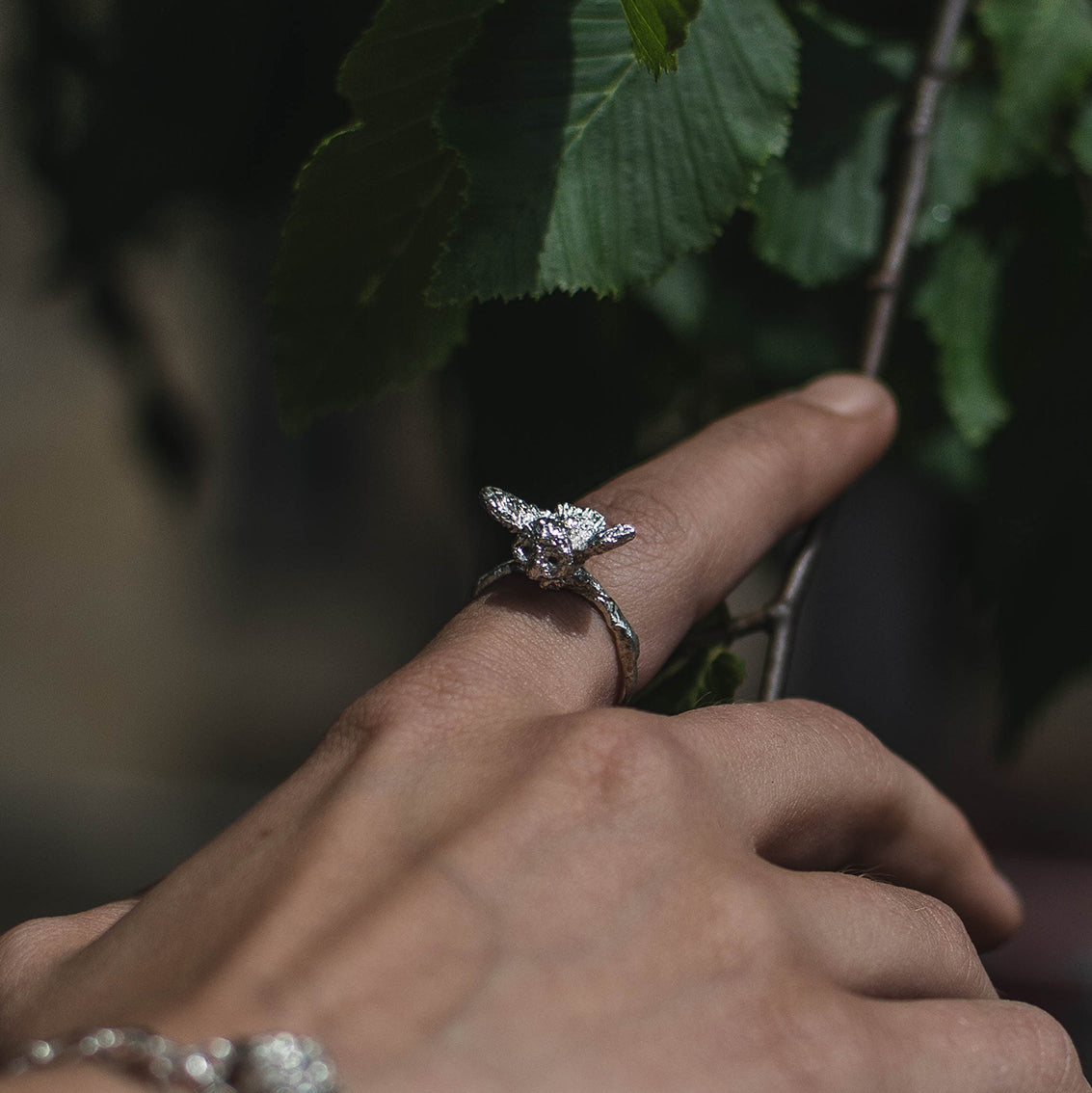 Silver Owl ring