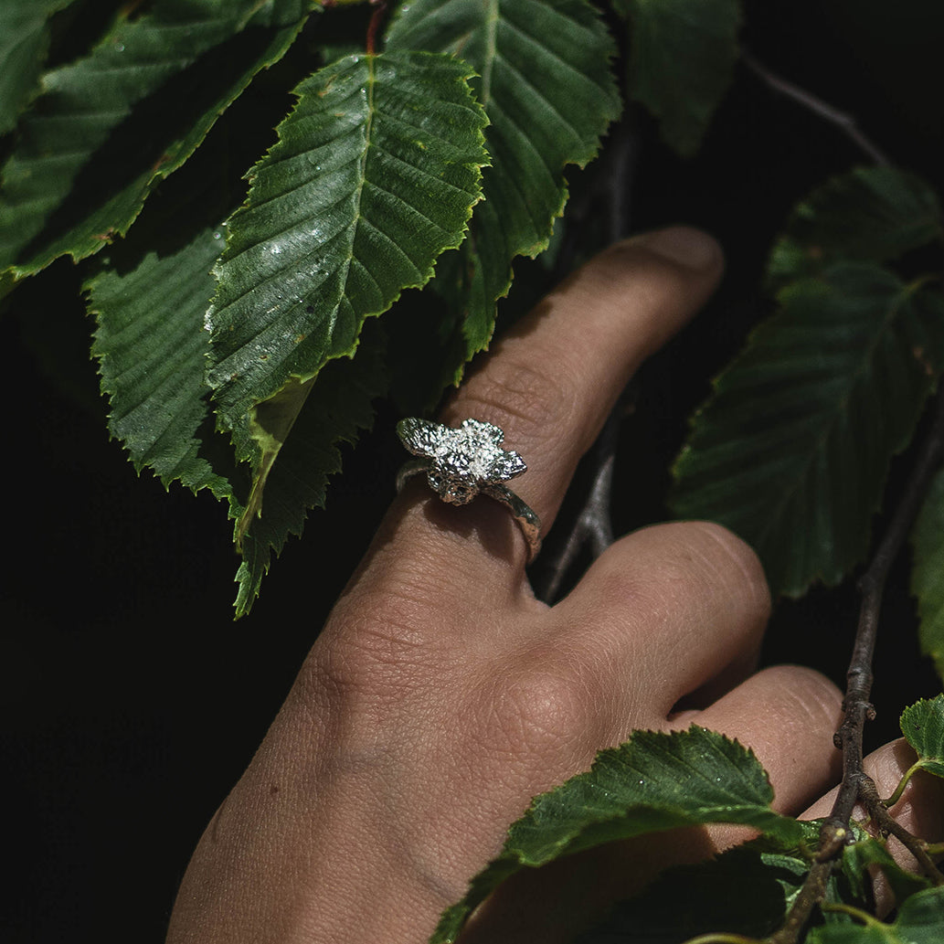 Silver Owl ring