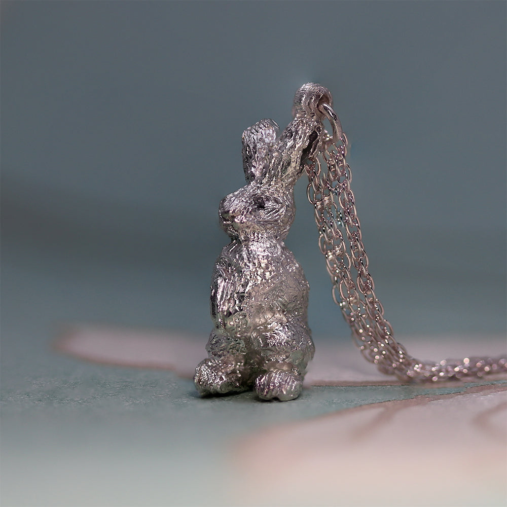 Bunny necklace Sterling Silver