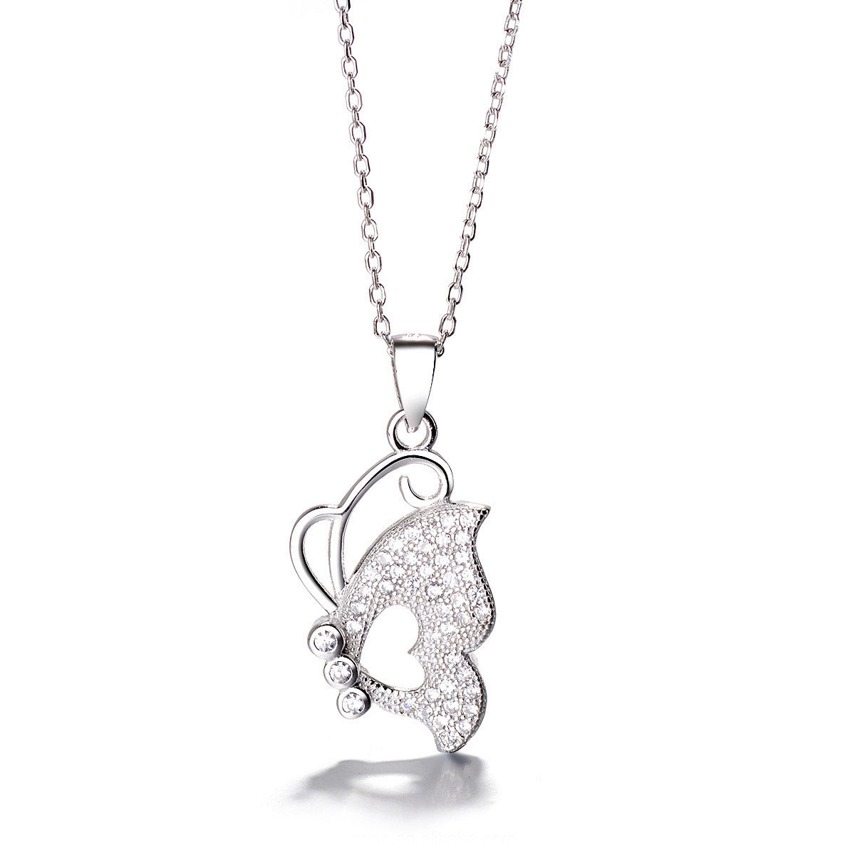 Butterfly Necklace Sterling Silver